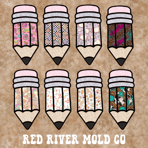 Natollie's Creation's Pencil cardstock grab bag - Red River Mold Co
