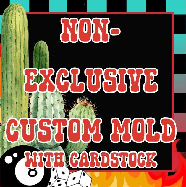 NON - EXCLUSIVE Custom Silicone Freshie Mold with cardstock (read description) - Red River Mold Co