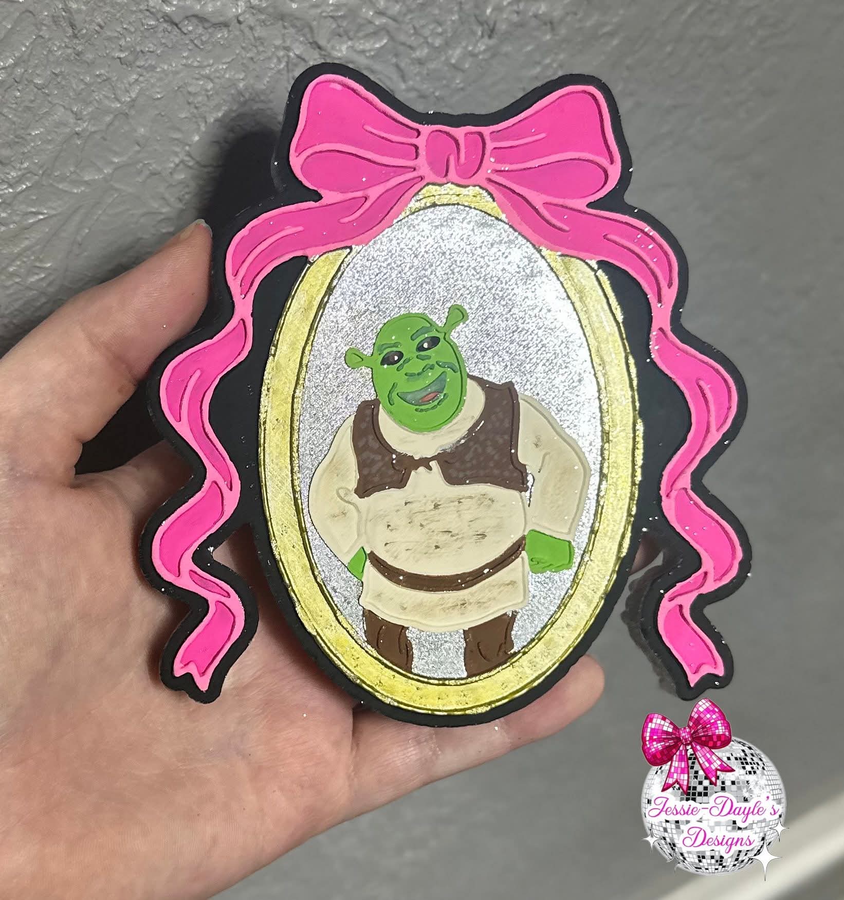 Ogre in a frame Silicone Freshie Mold - Red River Mold Co