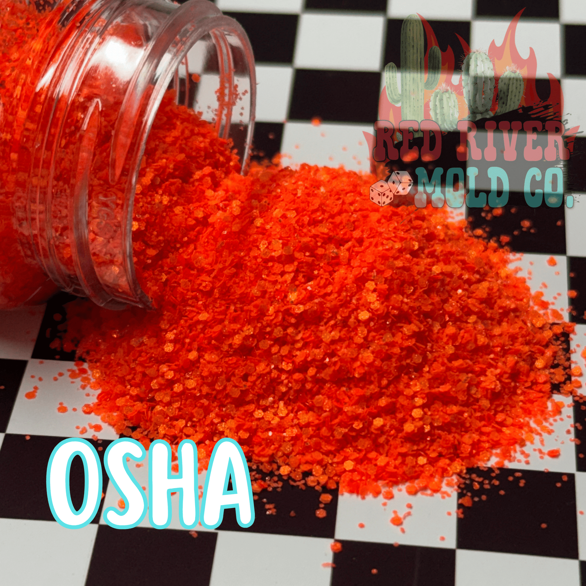 OSHA Premium Mini Chunky Glitter (Matte Holographic) - Red River Mold Co