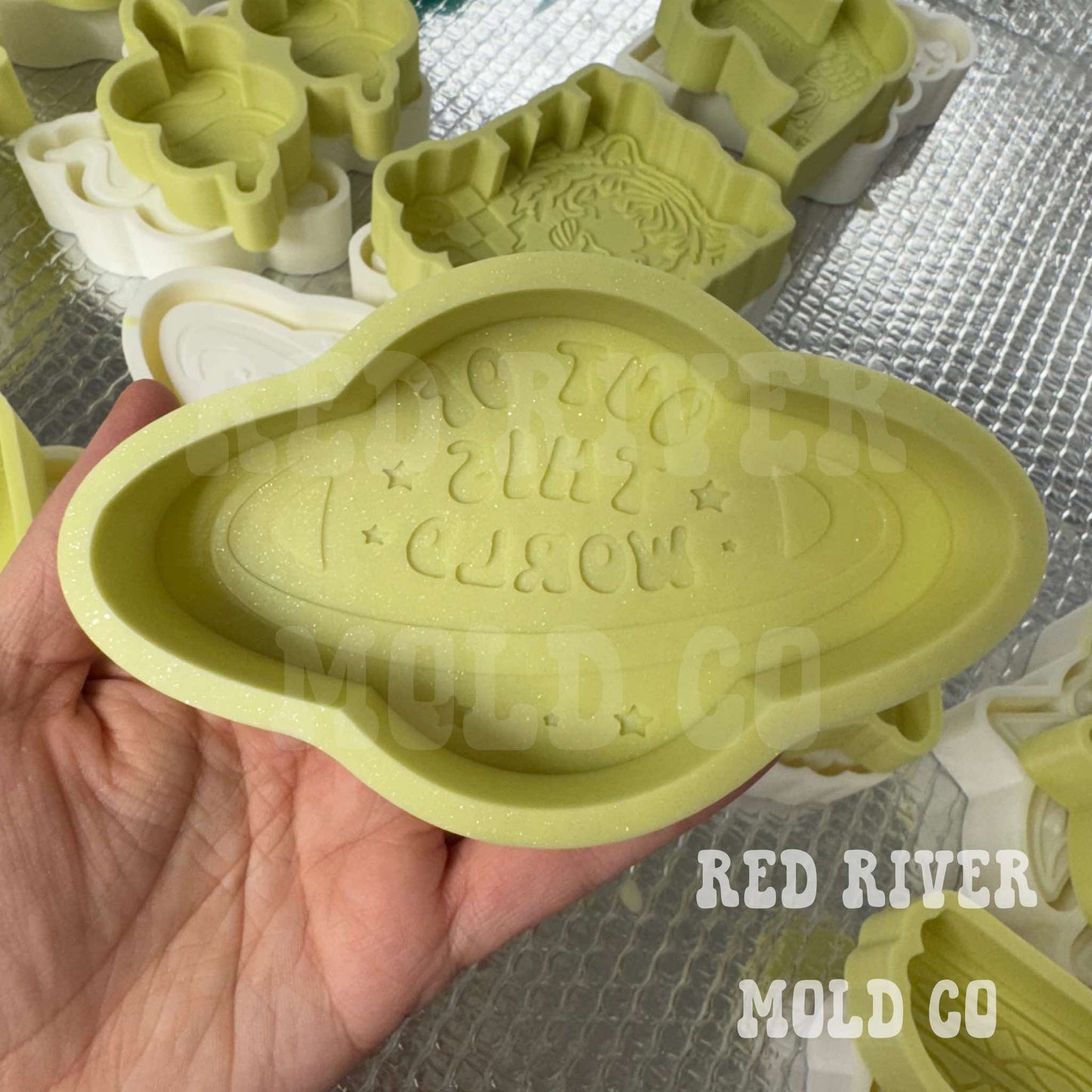 Out Of This World Planet Silicone Freshie Mold - Red River Mold Co