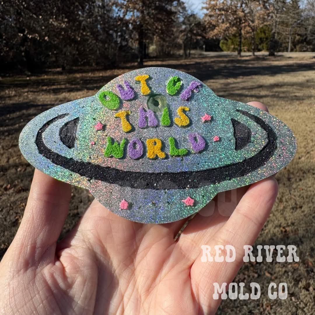 Out Of This World Planet Silicone Freshie Mold - Red River Mold Co