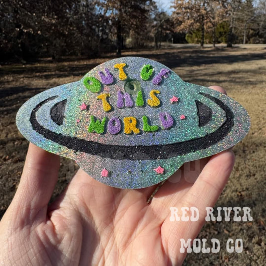 Out Of This World Planet Silicone Freshie Mold - Red River Mold Co