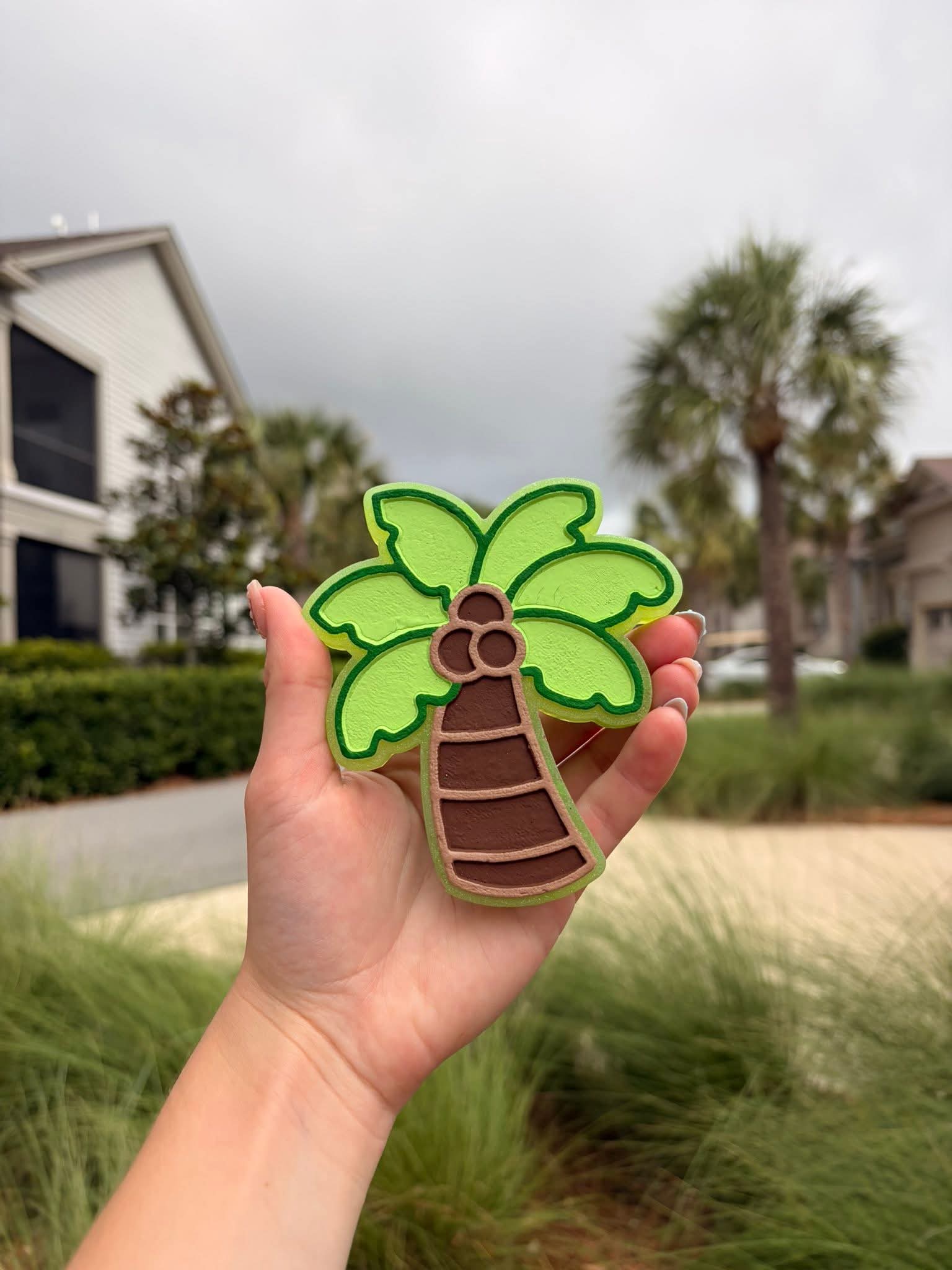 Palm Tree Silicone Freshie Mold - Red River Mold Co