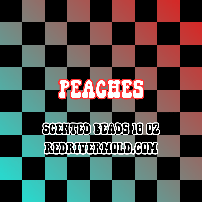 Peaches Scented Aroma Beads 16 oz - Red River Mold Co