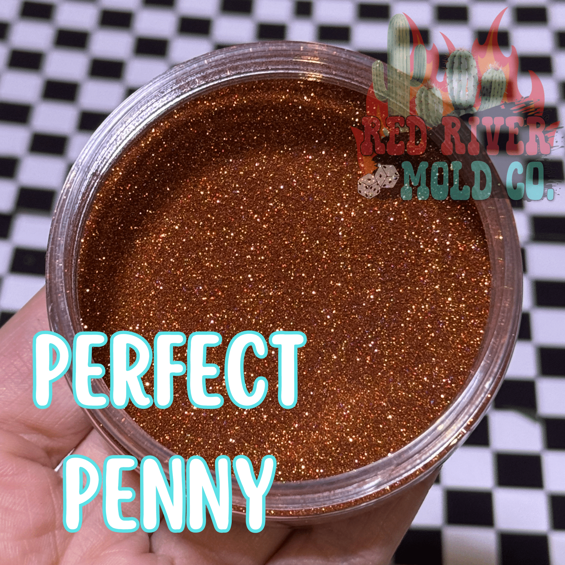Perfect Penny Premium Ultra Fine Glitter Dust (1/256) holographic - Red River Mold Co