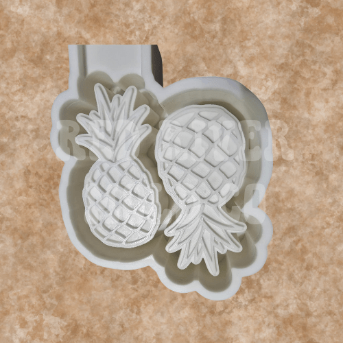 Pineapple Silicone Freshie Vent/ wax melt Mold - Red River Mold Co