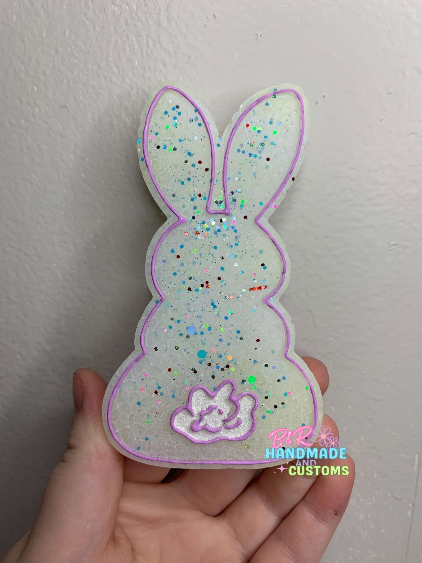 Plain Bunny with a Tail Silicone Freshie Mold - Red River Mold Co
