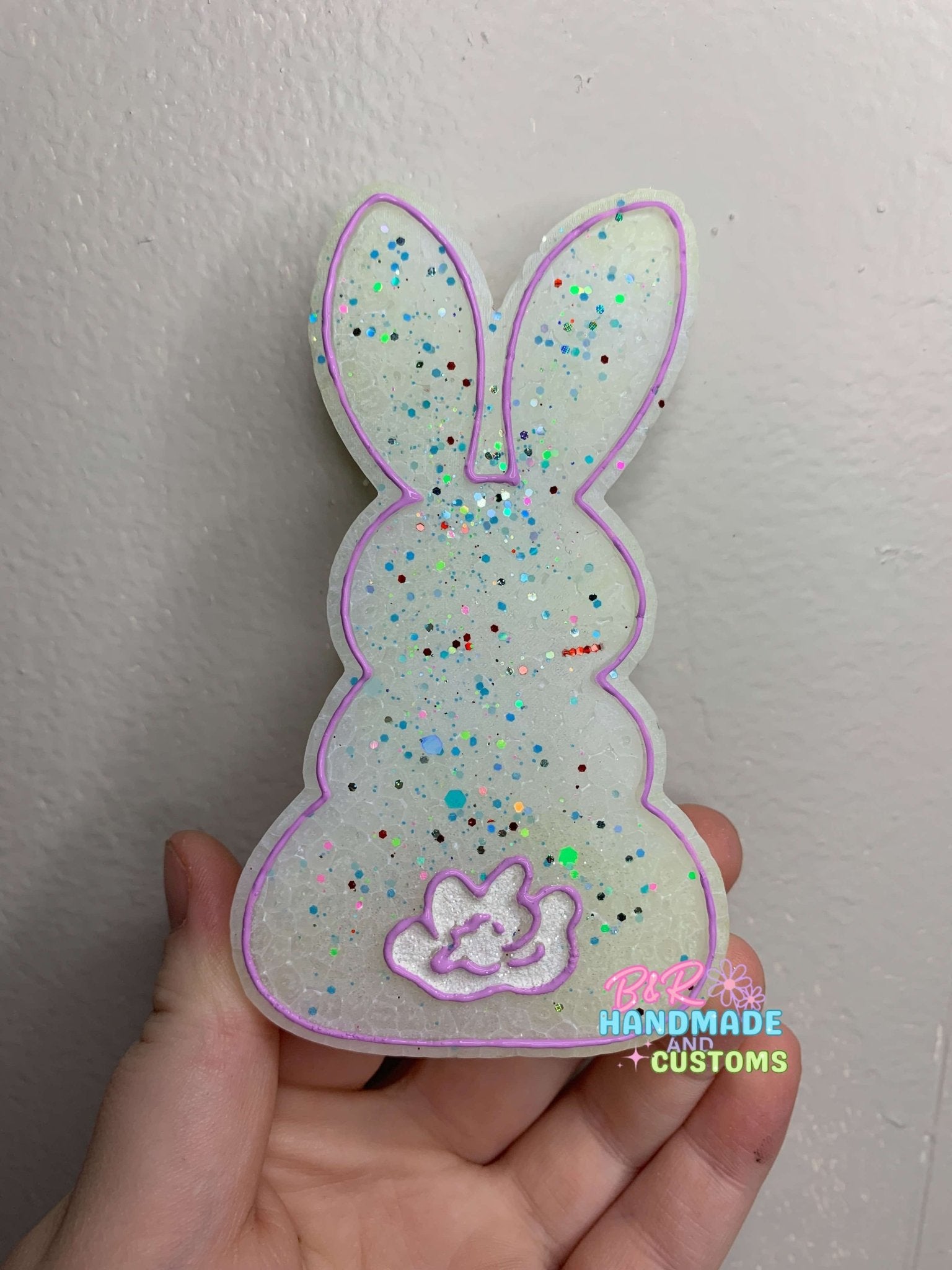 Plain Bunny with a Tail Silicone Freshie Mold - Red River Mold Co