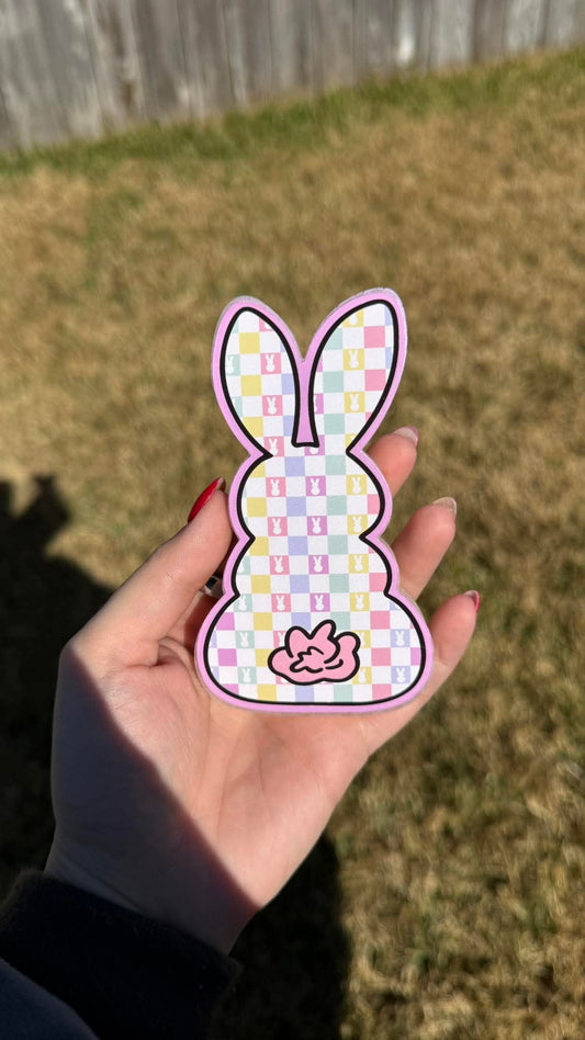 Plain Bunny with a Tail Silicone Freshie Mold - Red River Mold Co