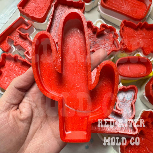 Plain Cactus Silicone Freshie Mold - Red River Mold Co