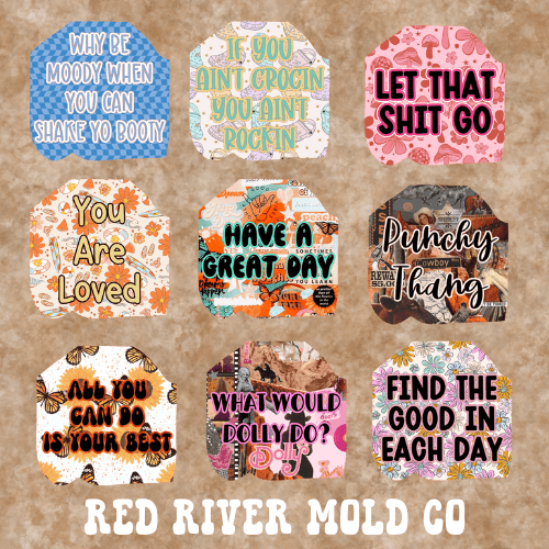 Post It Note & cardstock bundle - Red River Mold Co