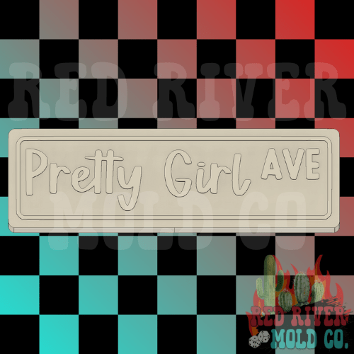Pretty Girl Ave Silicone Freshie Mold - Red River Mold Co