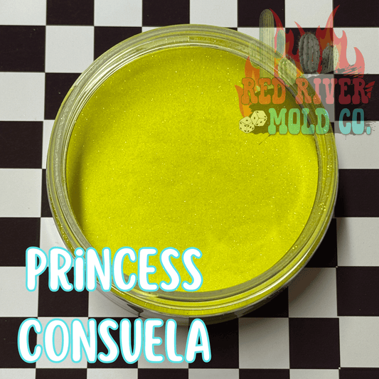 Princess Consuela Premium Ultra Fine Glitter Dust (1/500) Neon Iridescent - Red River Mold Co