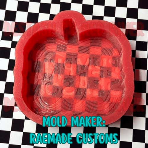 Pumpkin Season Destash Silicone Freshie Mold - Red River Mold Co