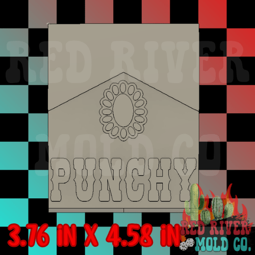 Punchy Cig Box Silicone Freshie Mold - Red River Mold Co