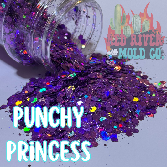 Punchy Princess Premium Chunky Glitter (Holographic) - Red River Mold Co