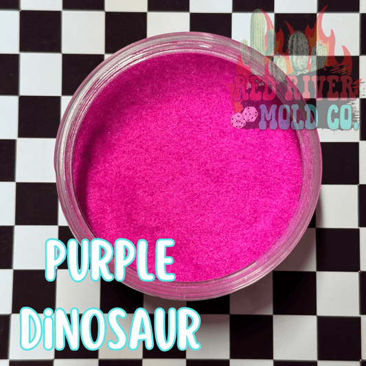 Purple Dinosaur Premium Ultra Fine Glitter Dust (1/500) Iridescent chameleon - Red River Mold Co