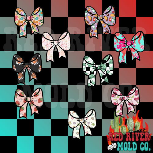 Raemade Customs Bow cardstock grab bag - Red River Mold Co