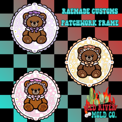 Raemade Customs Patchwork Frame cardstock grab bag - Red River Mold Co