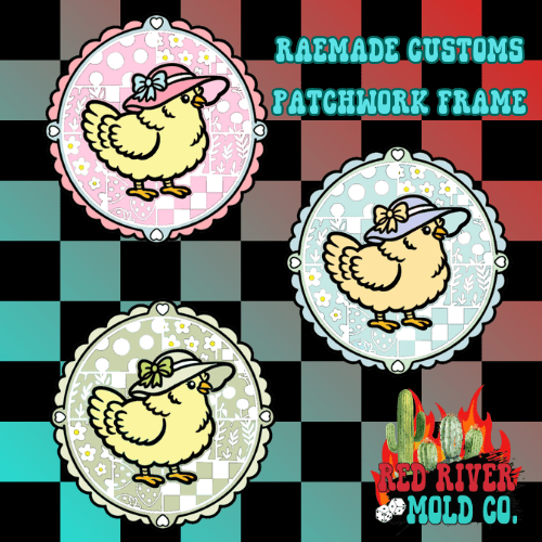Raemade Customs Patchwork Frame cardstock grab bag - Red River Mold Co