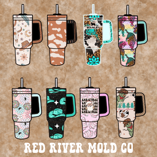Ramblin Darlin Drinking Tumbler cardstock grab bag - Red River Mold Co