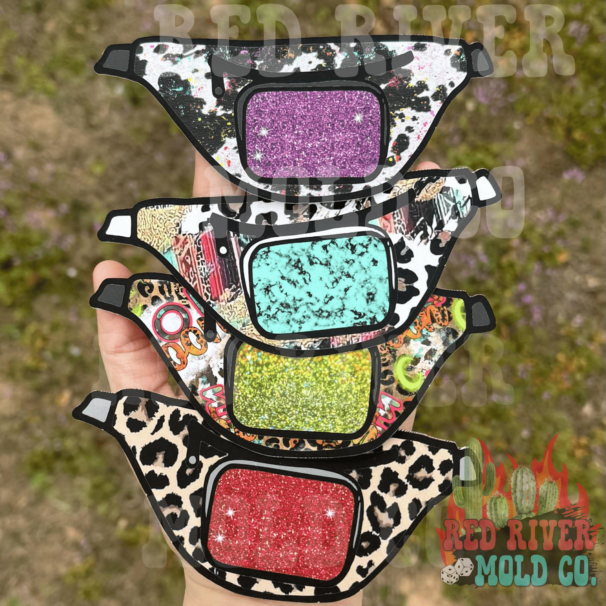 Ramblin Darlin Fanny Pack cardstock grab bag - Red River Mold Co