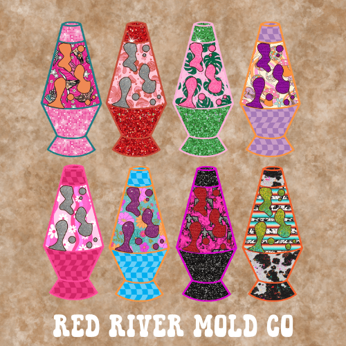 Ramblin Darlin Lava Lamp FULL cardstock grab bag - Red River Mold Co