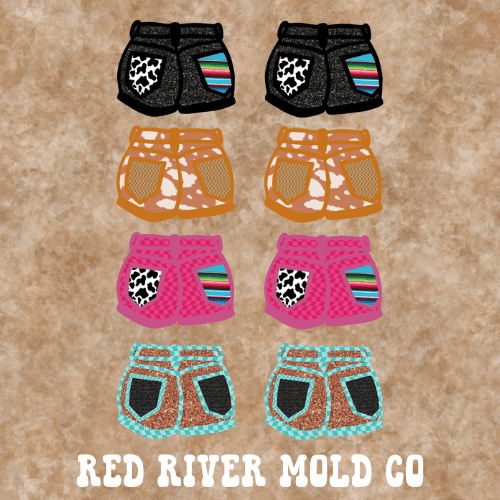 Ramblin Darlin VENT Shorts cardstock grab bag - Red River Mold Co