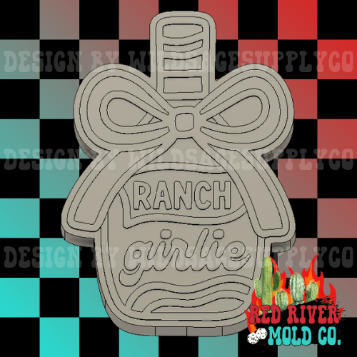 Ranch Girlie Silicone Freshie Mold - Red River Mold Co