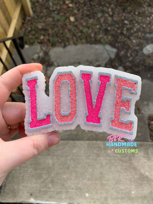 LOVE Silicone Freshie Mold