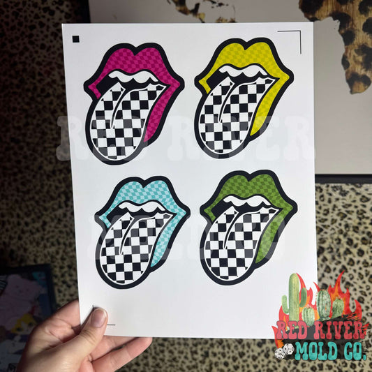 Red River Mold Co Checkered Tongue cardstock grab bag - Red River Mold Co