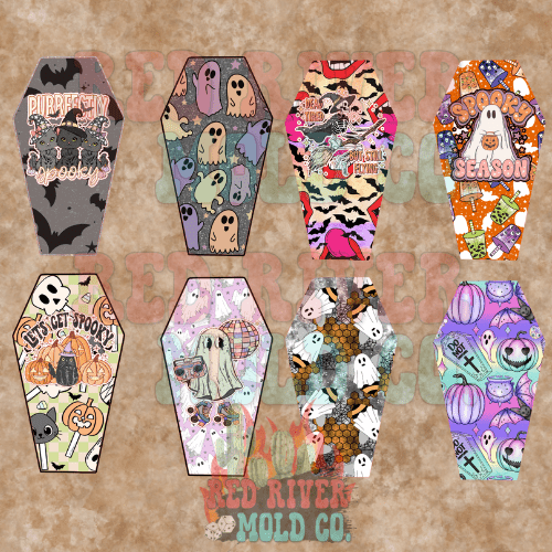 Red River Mold Co Coffin cardstock grab bag - Red River Mold Co