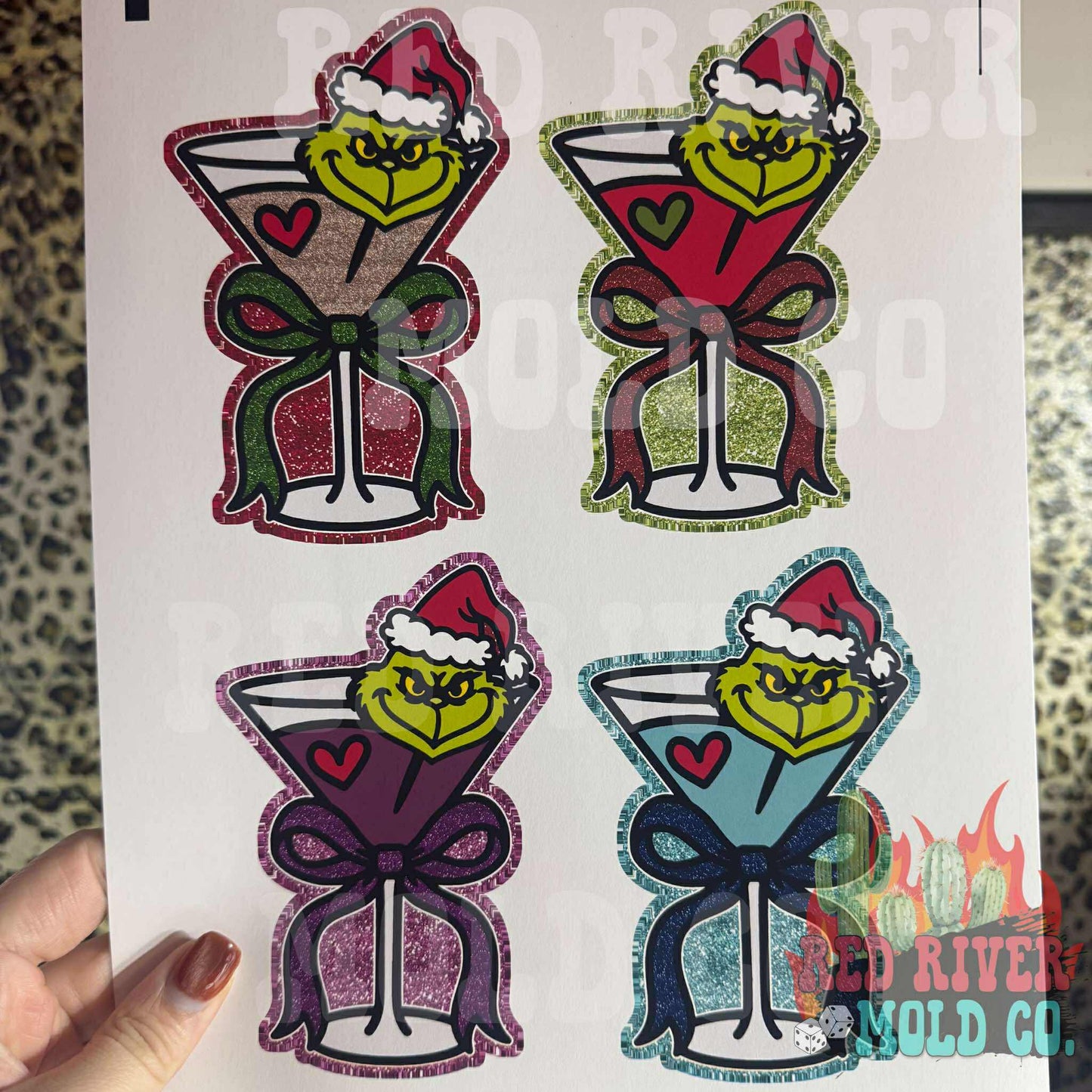 Red River Mold Co Mean One martini cardstock grab bag - Red River Mold Co