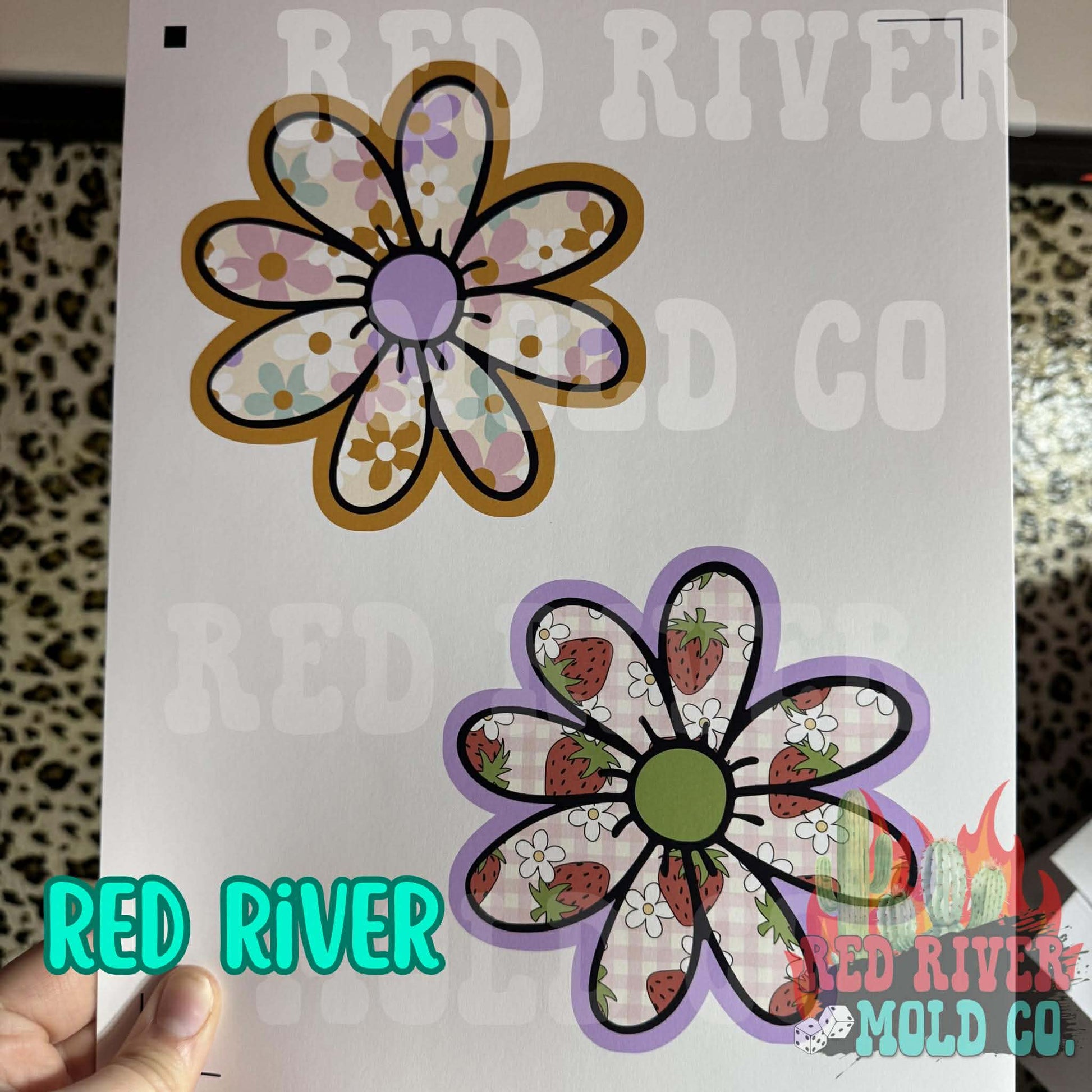Red River Mold Daisy cardstock grab bag - Red River Mold Co