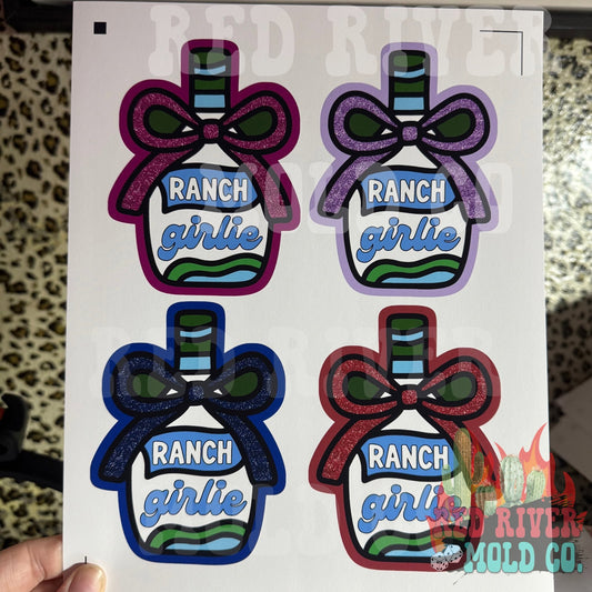 Red River Mold Ranch Girlie cardstock grab bag - Red River Mold Co