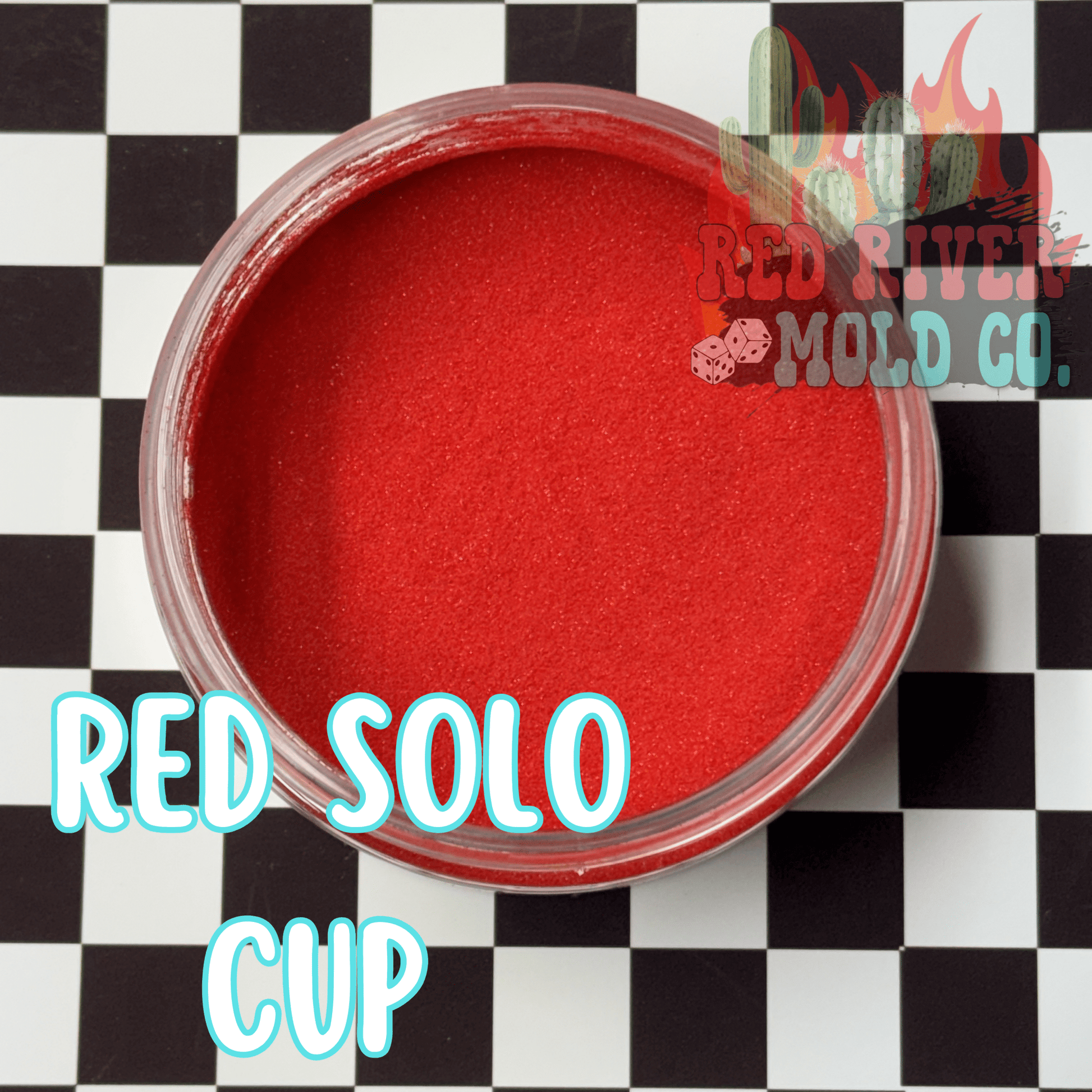 Red Solo Cup Premium Ultra Fine Glitter Dust (1/500) Matte - Red River Mold Co
