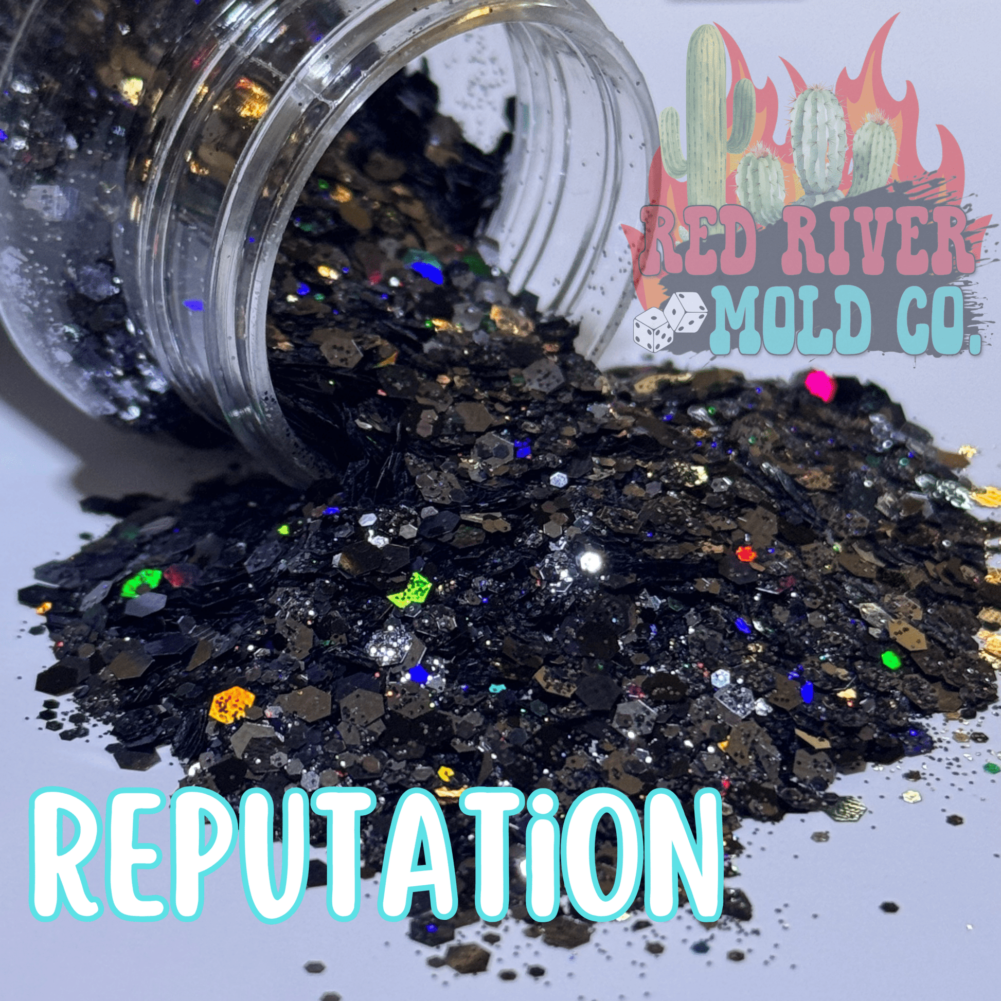 Reputation Premium Chunky Glitter (Holographic) - Red River Mold Co