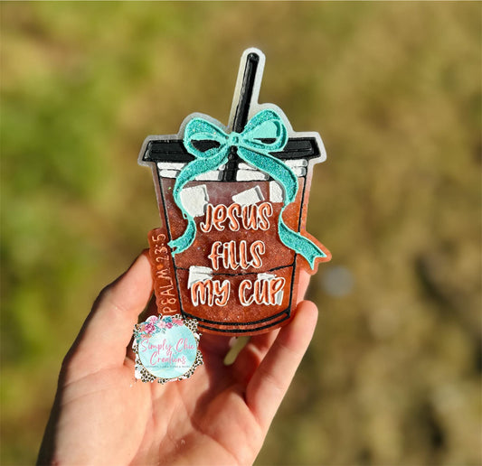 Jesus Fills My Cup Silicone Freshie Mold