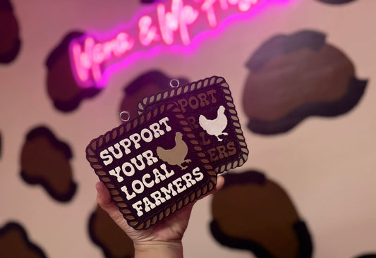 Support Your Local Farmers Silicone Freshie Mold