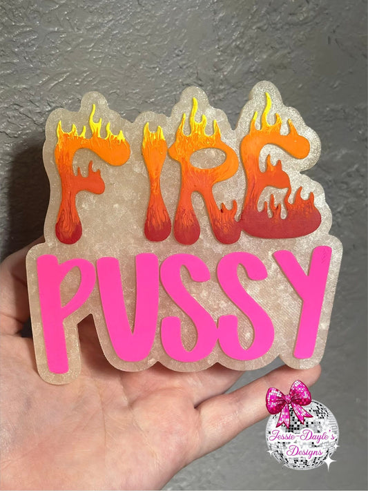 Fire Pussy Silicone Freshie Mold
