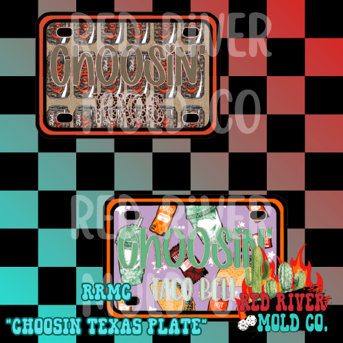 RRMC Choosin Texas Plate cardstock grab bag - Red River Mold Co