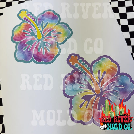 RRMC Hibiscus Flower cardstock grab bag (10 ct) - Red River Mold Co