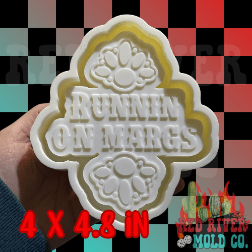 Runnin On Margs Silicone Freshie Mold - Red River Mold Co