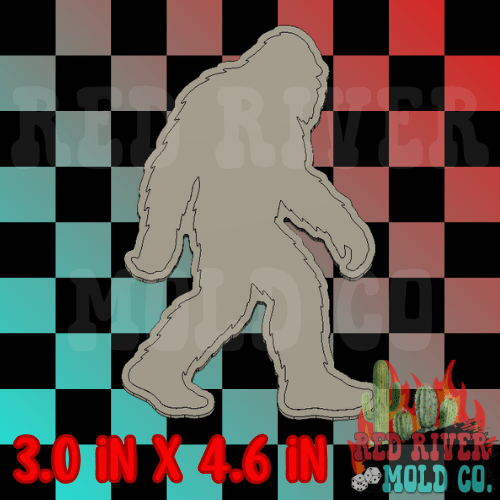 Sasquatch/Bigfoot Silicone Freshie Mold - Red River Mold Co
