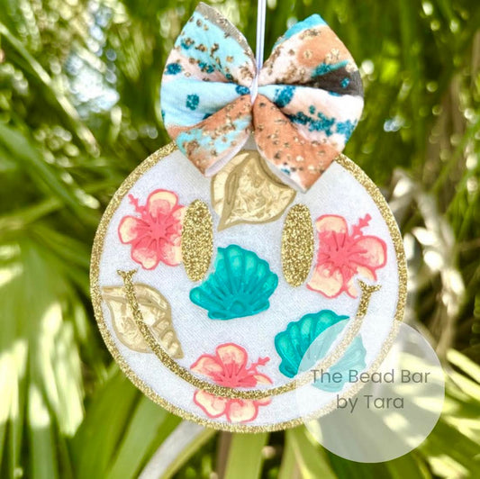 Seashell Smiley 4 in Round Mold Insert - Red River Mold Co