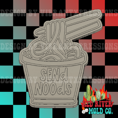 Send Noods Silicone Freshie Mold - Red River Mold Co