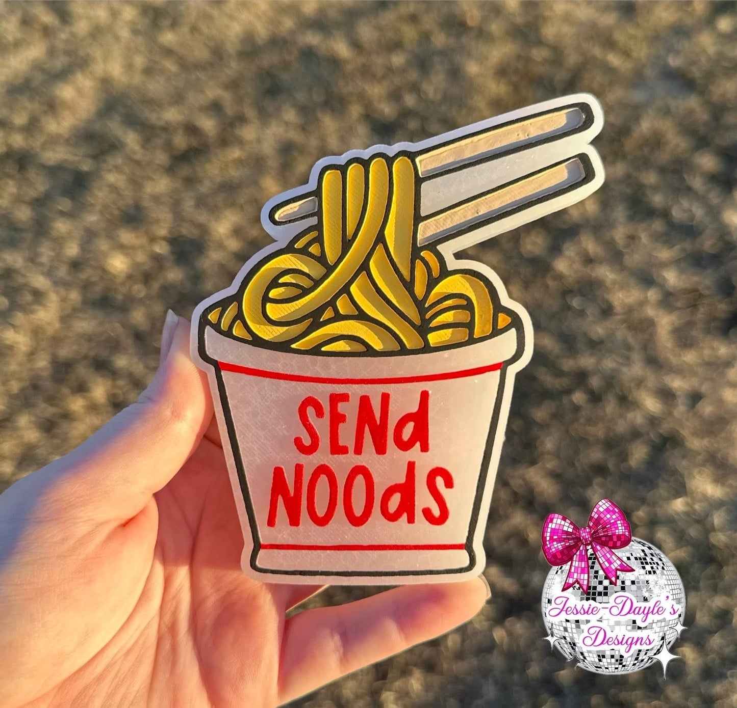 Send Noods Silicone Freshie Mold - Red River Mold Co