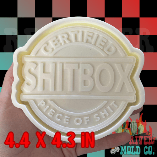 Shitbox Silicone Freshie Mold - Red River Mold Co