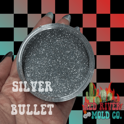 Silver Bullet Premium Ultra Fine Glitter Dust (1/256) Metallic - Red River Mold Co